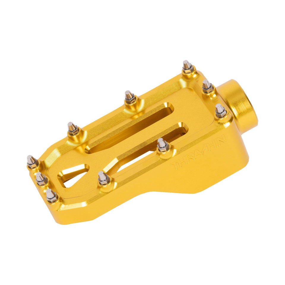 THRASHIN SUPPLY CO. - AGGRESSOR BRAKE PEDAL - GOLD - TOURING
