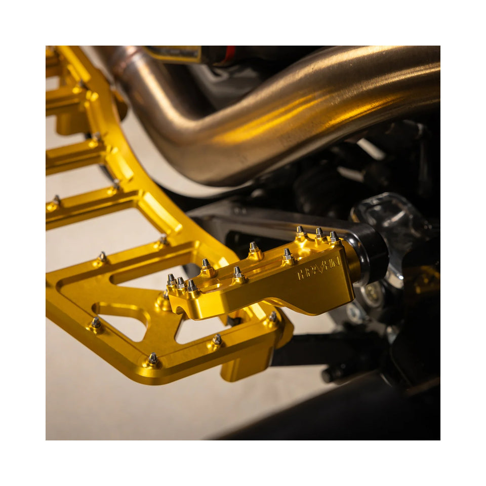 THRASHIN SUPPLY CO. - AGGRESSOR BRAKE PEDAL - GOLD - TOURING