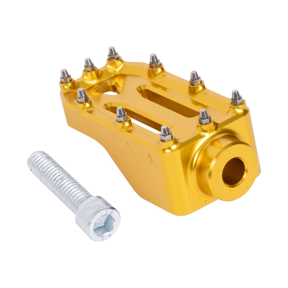 THRASHIN SUPPLY CO. - AGGRESSOR BRAKE PEDAL - GOLD - TOURING