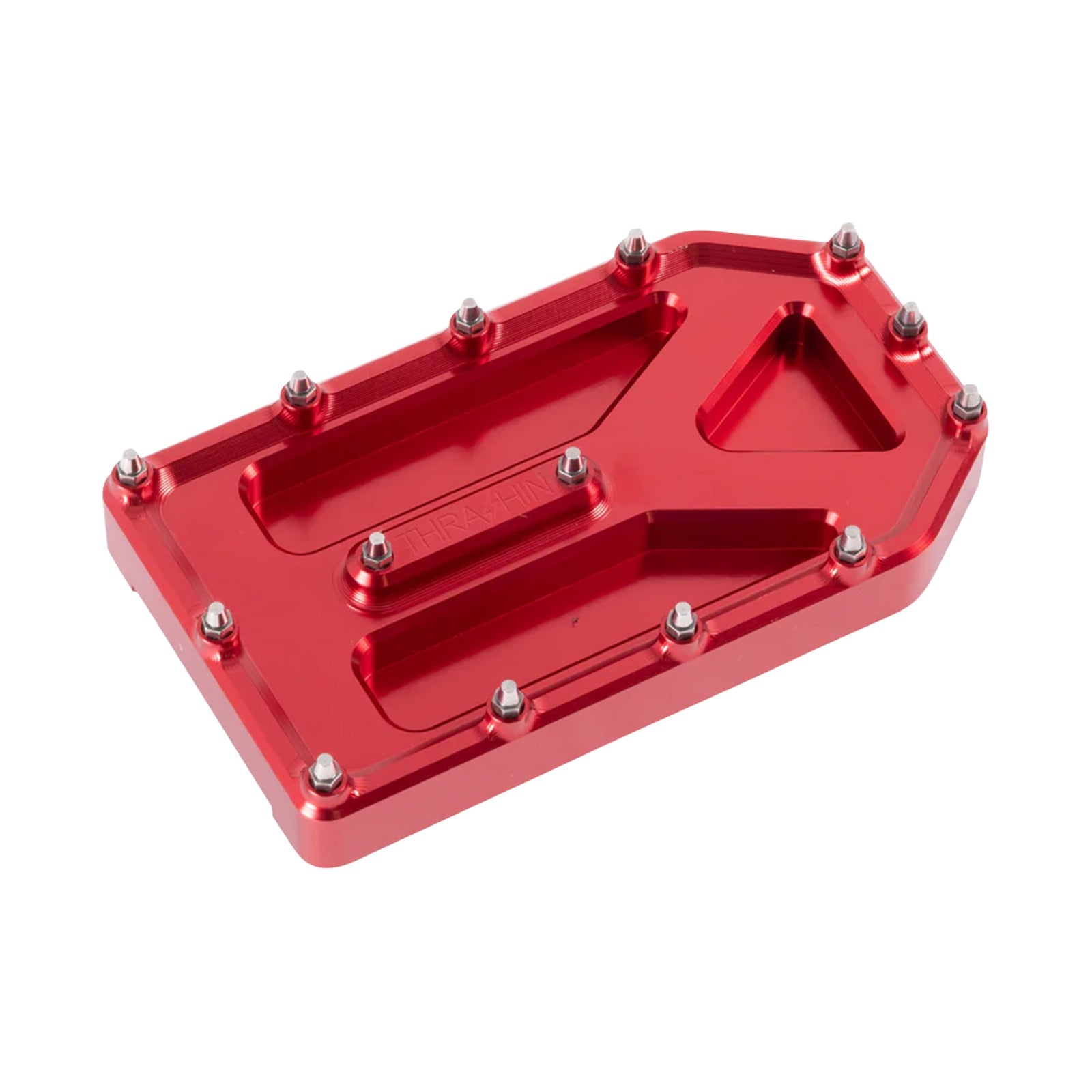 THRASHIN SUPPLY CO. - AGGRESSOR BRAKE PEDAL PAD - RED - TOURING