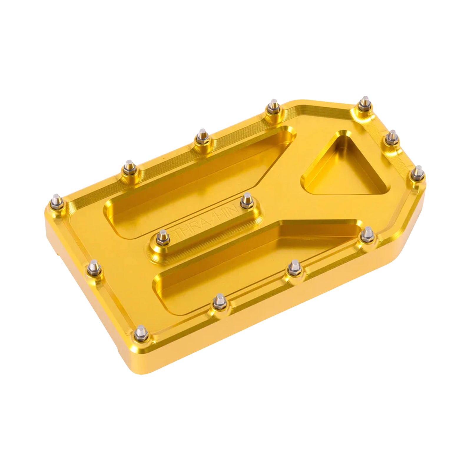THRASHIN SUPPLY CO. - AGGRESSOR BRAKE PEDAL PAD - GOLD - TOURING