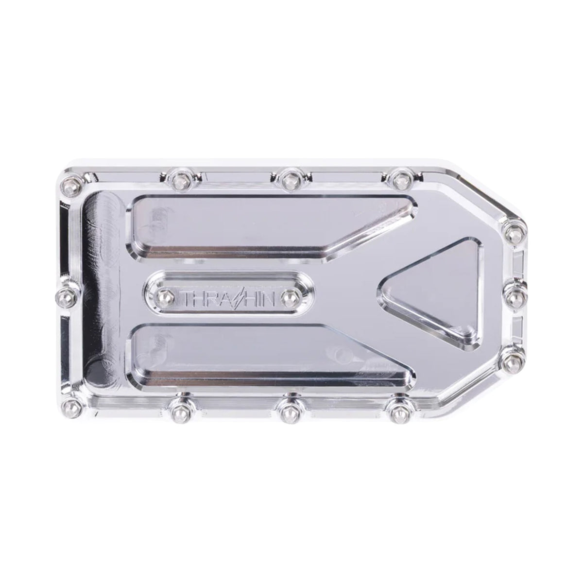THRASHIN SUPPLY CO. - AGGRESSOR BRAKE PEDAL PAD - CHROME - TOURING