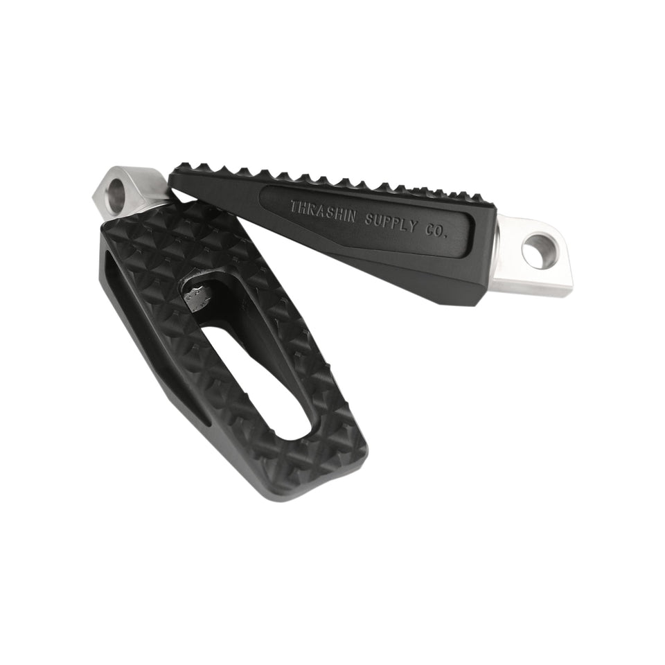 THRASHIN SUPPLY CO. - FRONT/REAR P-54 SLIM FOOT PEGS - BLACK - 1.375"