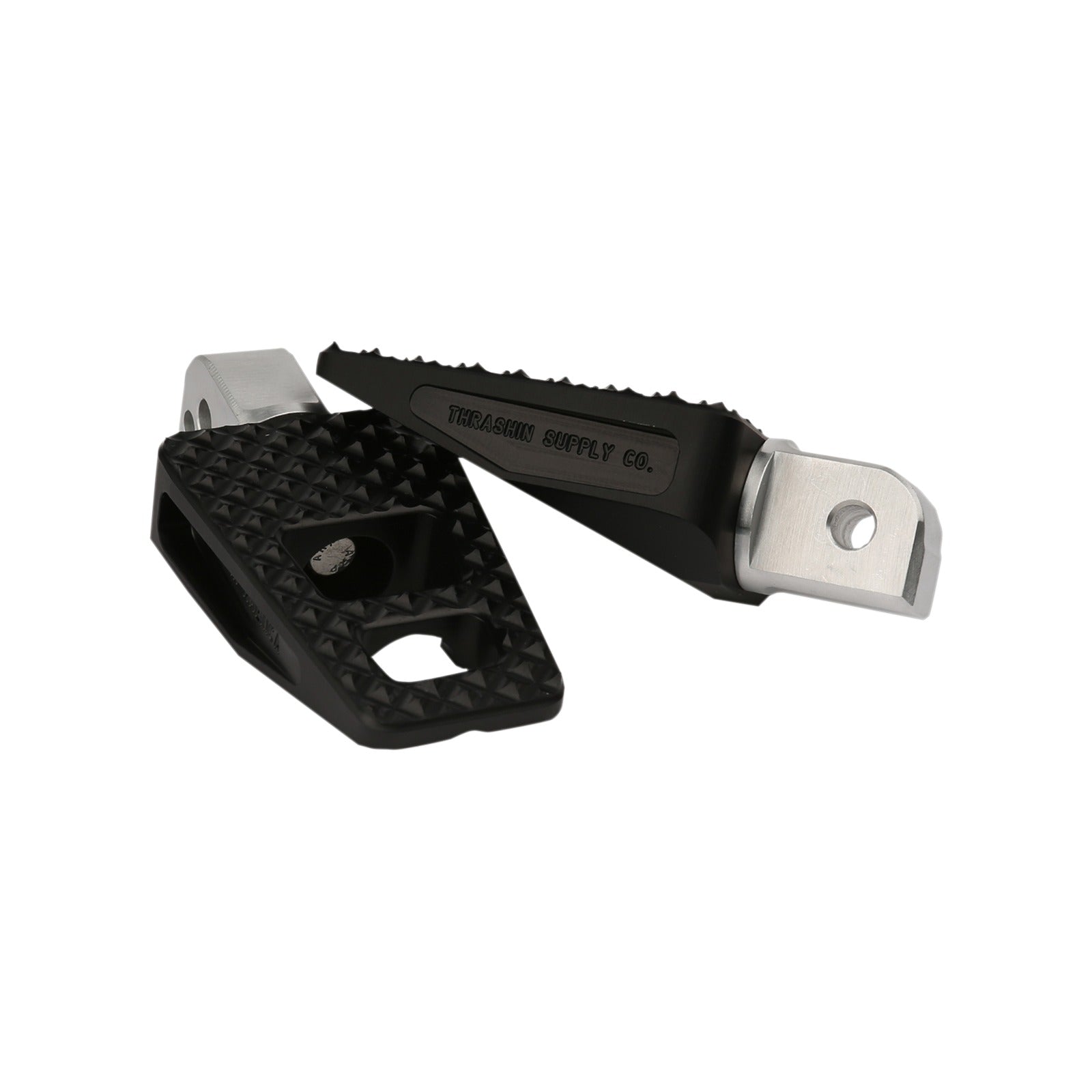 THRASHIN SUPPLY CO. - REAR P-54 FOOT PEGS - BLACK - SOFTAIL