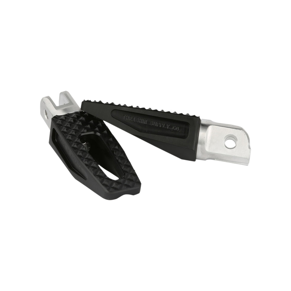 THRASHIN SUPPLY CO. - FRONT P-54 SLIM FOOT PEGS - BLACK