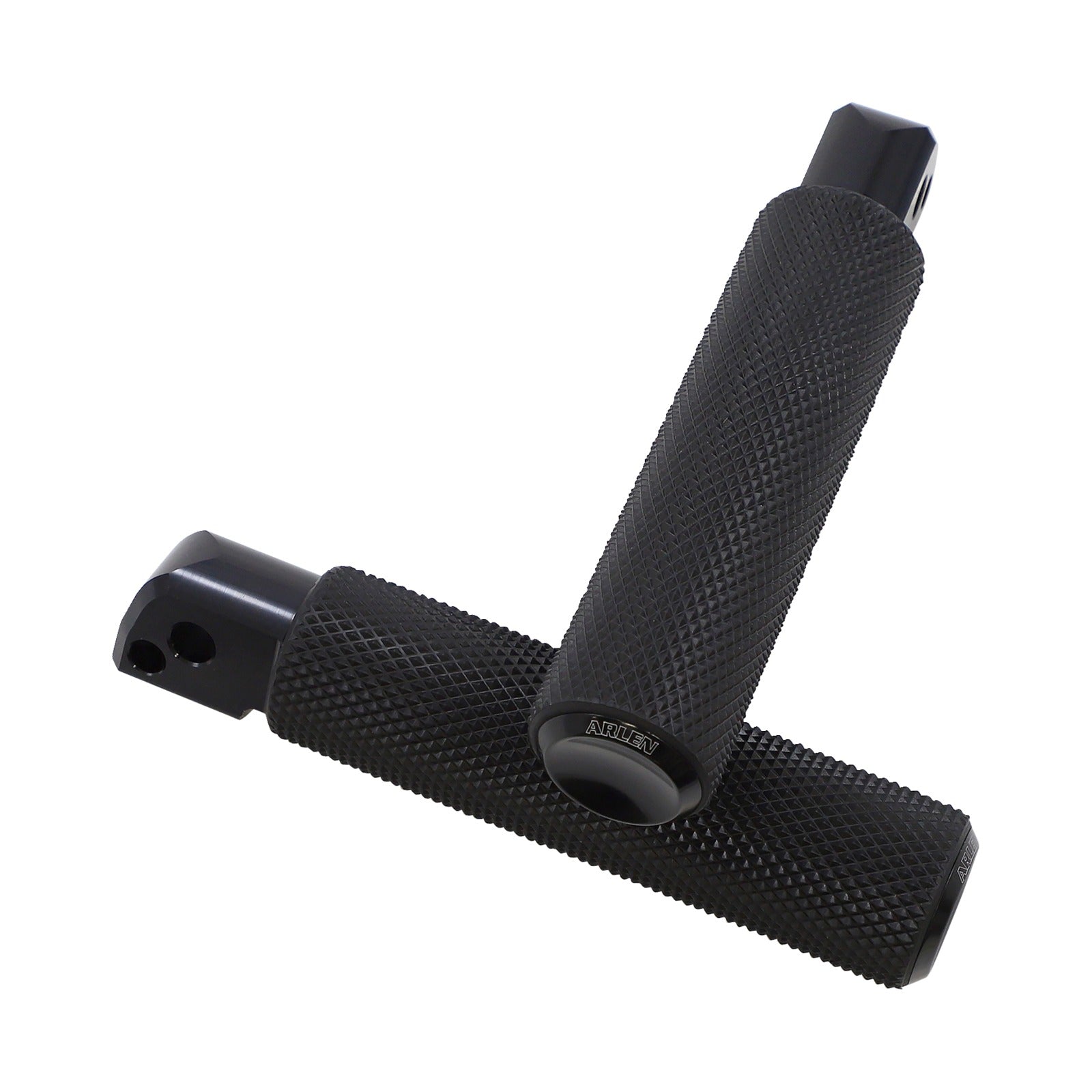 ARLEN NESS - PASSENGER KNURLED FOOT PEGS - BLACK - FL/FX '18-'25
