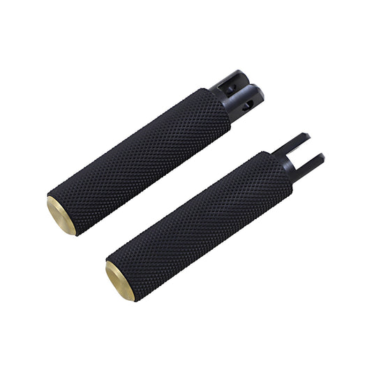 ARLEN NESS - KNURLED FOOT PEGS - BRASS - FX/FL '18-'25
