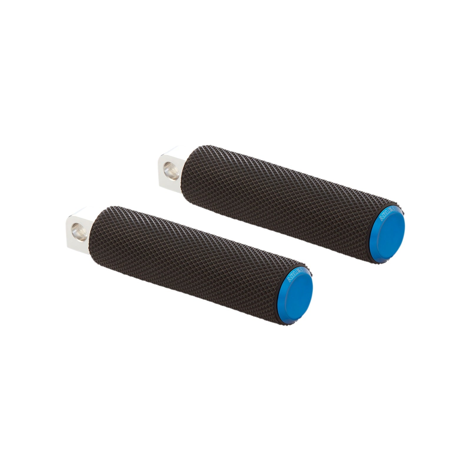 ARLEN NESS - PASSENGER KNURLED FOOT PEGS - BLUE - FL/FX '18-'25