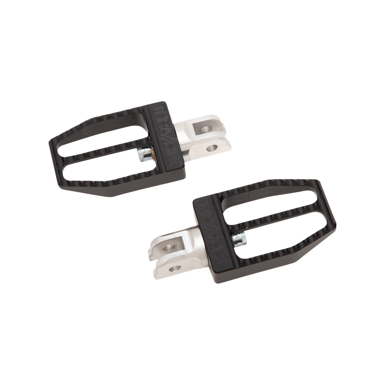 THRASHIN SUPPLY CO. - FRONT MILITANT FOOT PEGS - BLACK - SOFTAIL