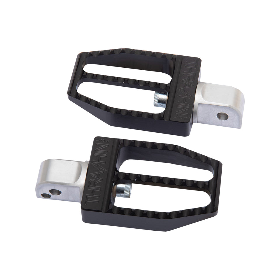 THRASHIN SUPPLY CO. - REAR MILITANT FOOT PEGS - BLACK - SOFTAIL