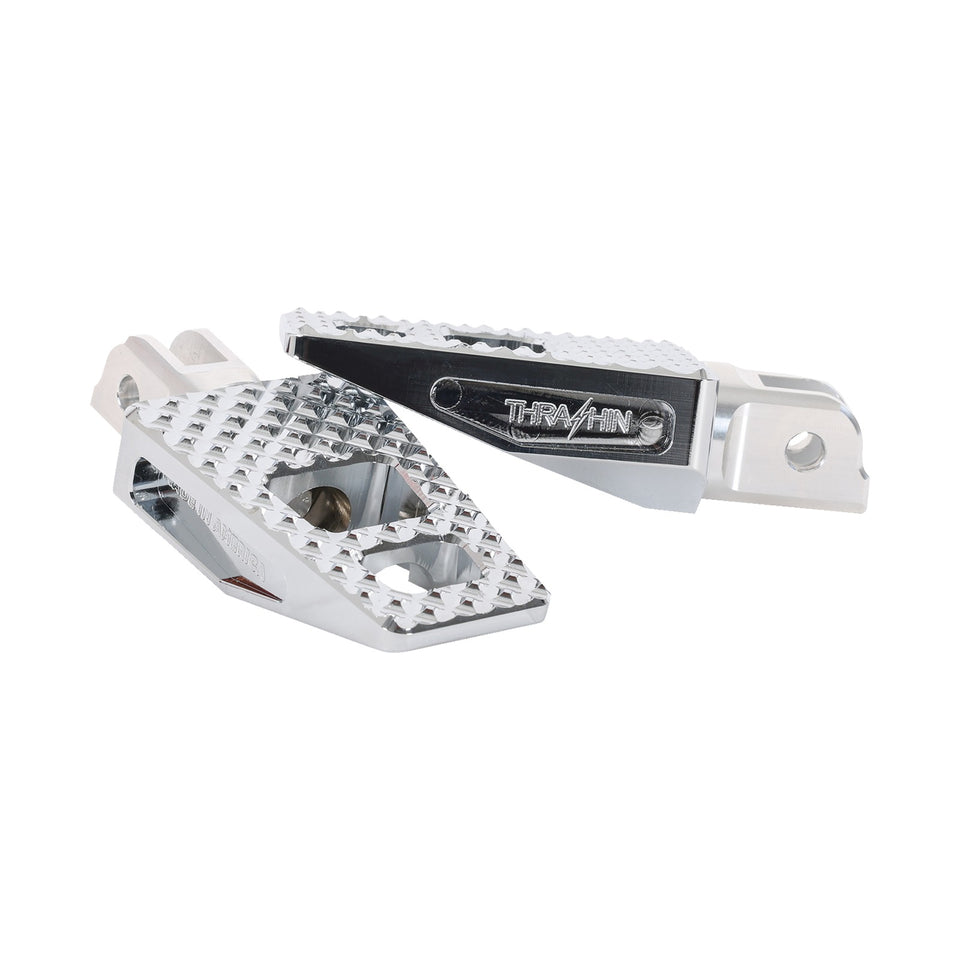 THRASHIN SUPPLY CO. - P-54 FOOT PEGS - FRONT - CHROME