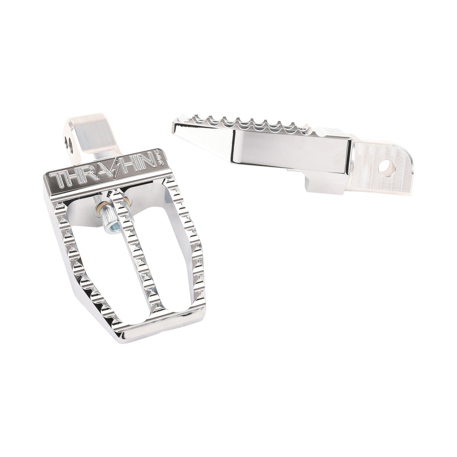 THRASHIN SUPPLY CO. - MILITANT FOOT PEGS - REAR - CHROME