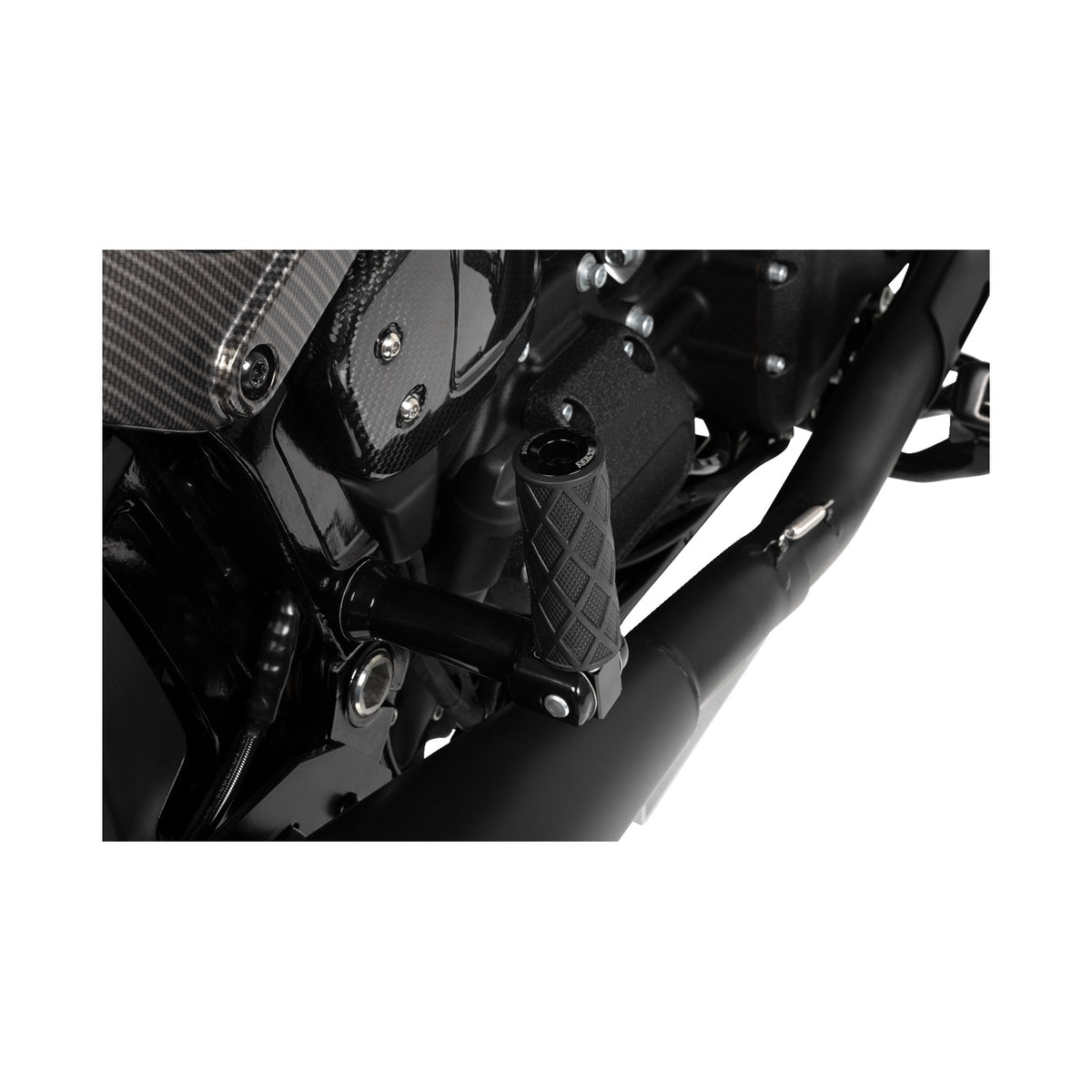 ARLEN NESS - DIAMOND FOOT PEGS - PASSENGER - BLACK