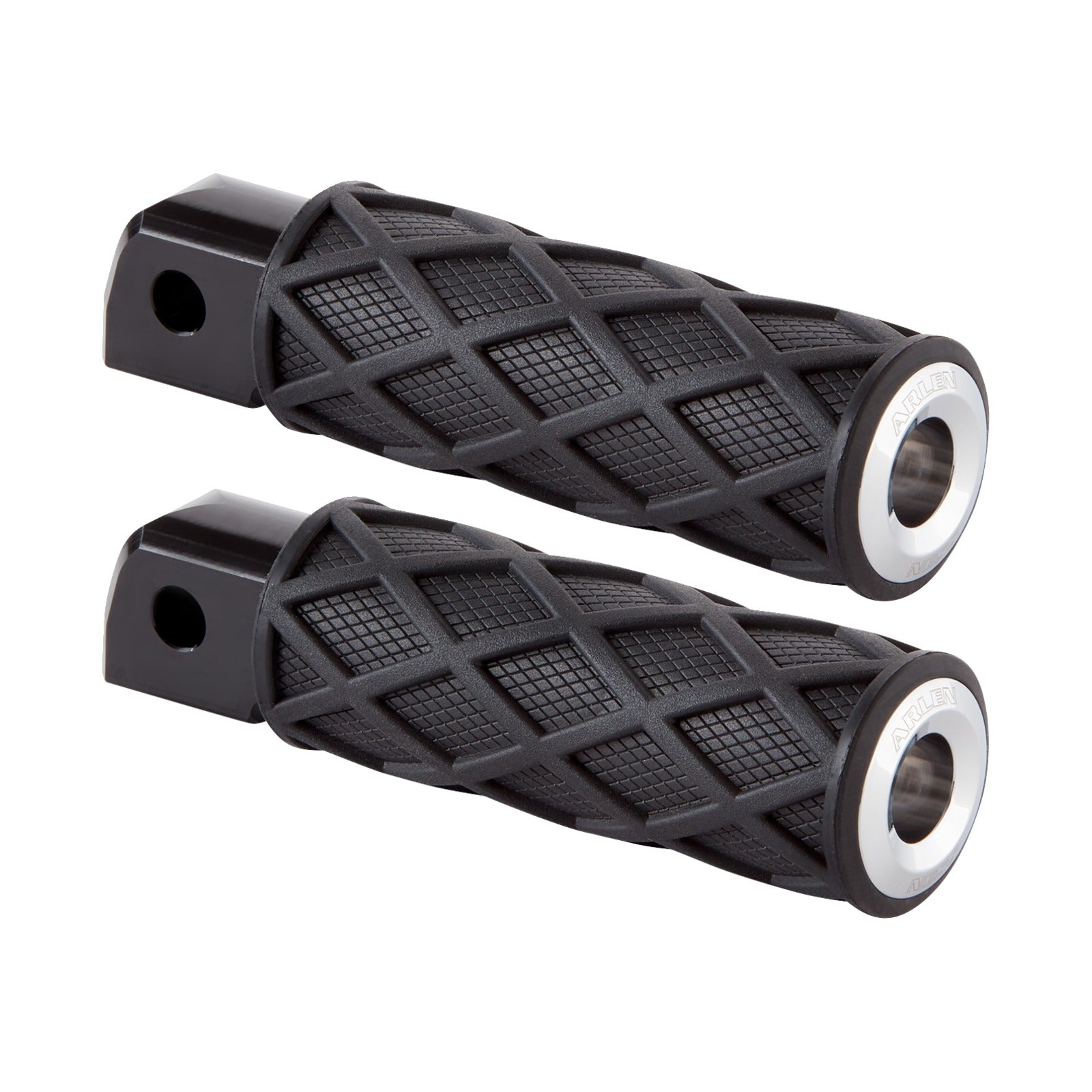 ARLEN NESS - DIAMOND FOOT PEGS - PASSENGER - CHROME
