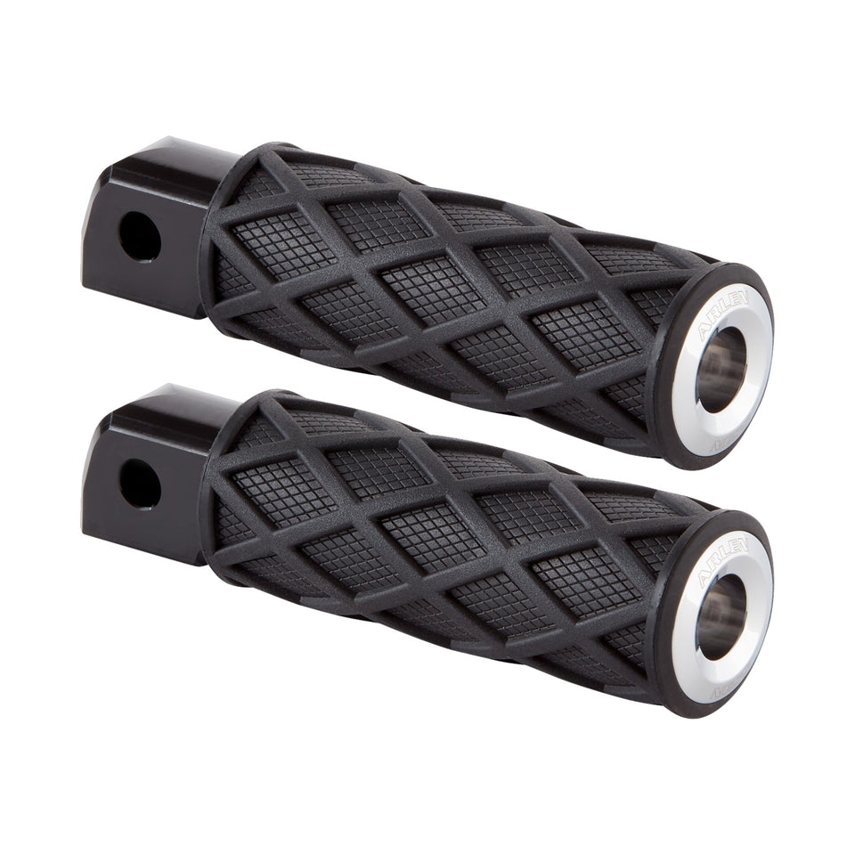 ARLEN NESS - DIAMOND FOOT PEGS - PASSENGER - CHROME