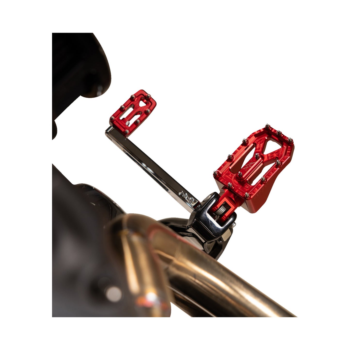 THRASHIN SUPPLY CO. - AGGRESSOR FOOT PEGS - REAR- RED - HD '72-'25