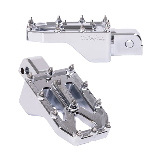 THRASHIN SUPPLY CO. - AGGRESSOR FOOT PEGS - REAR - CHROME - FL/FX '18-'25