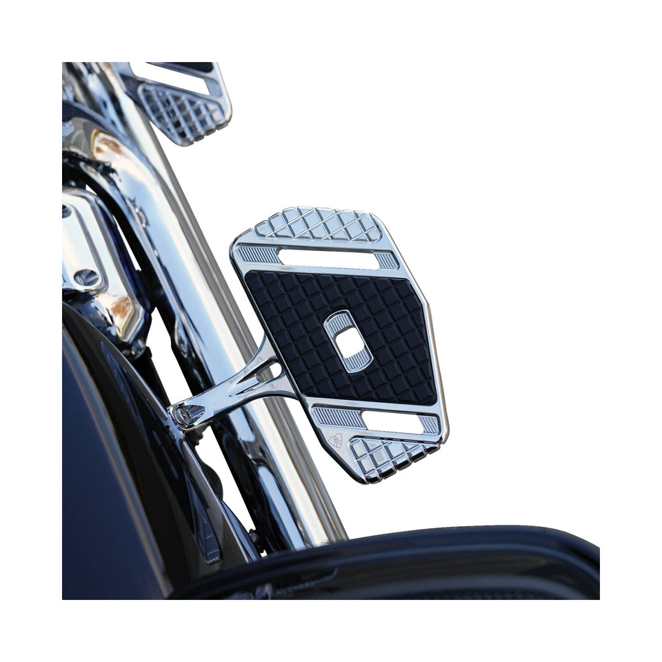 ARLEN NESS - FORGED FLOORBOARD MOUNTS - PASSENGER - CHROME