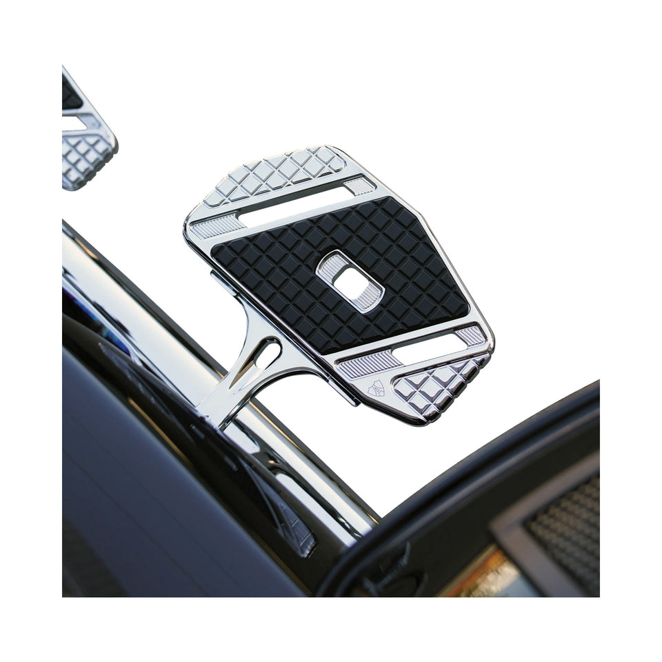 ARLEN NESS - FORGED FLOORBOARD MOUNTS - PASSENGER - CHROME