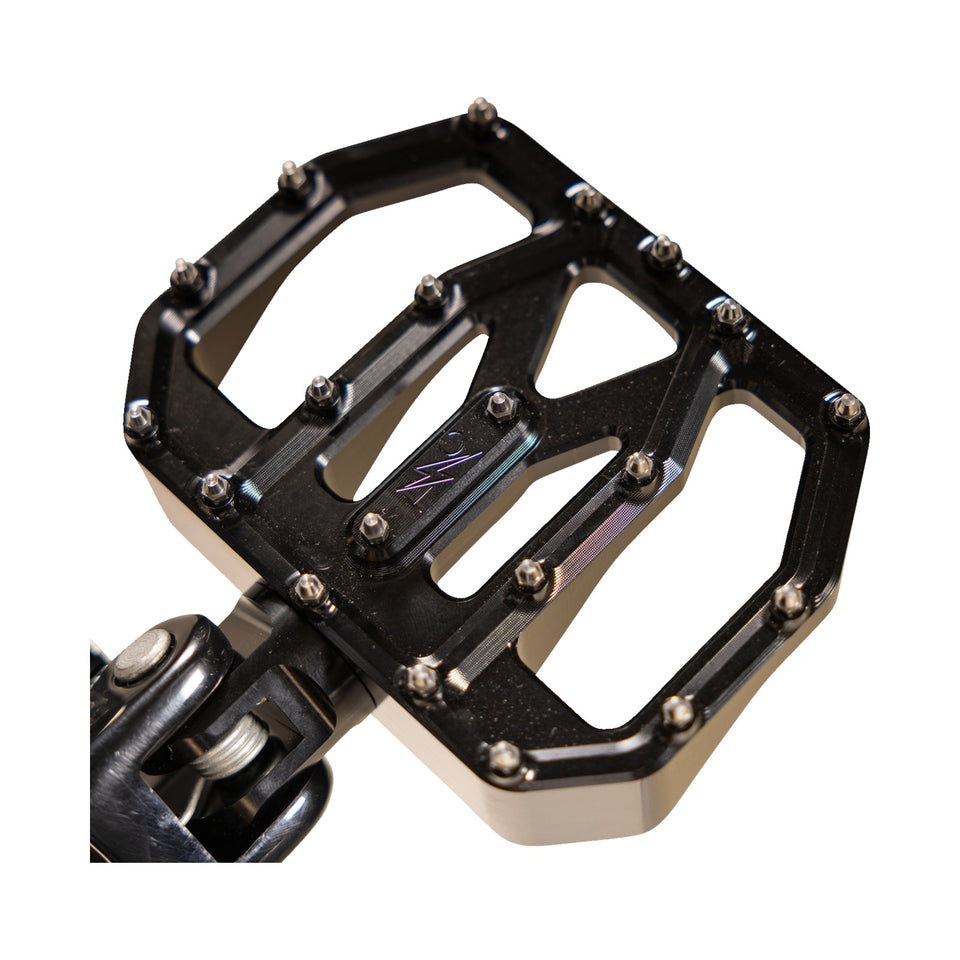 THRASHIN SUPPLY CO. - MINI AGGRESSOR FLOORBOARDS - BLACK - REAR