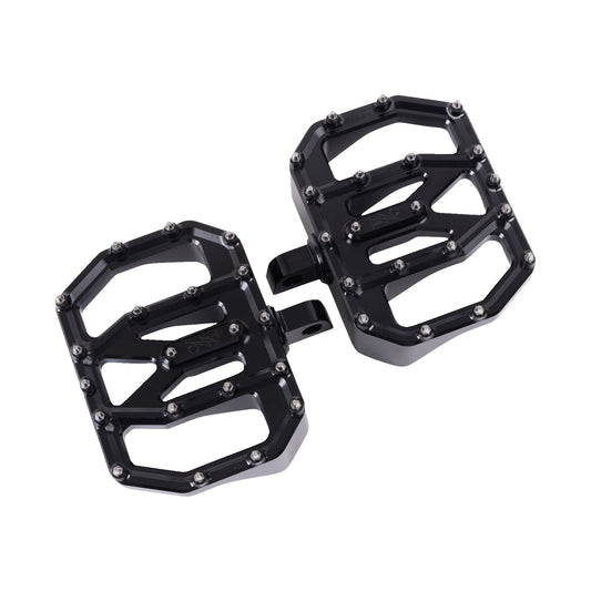 THRASHIN SUPPLY CO. - MINI AGGRESSOR FLOORBOARDS - BLACK - REAR