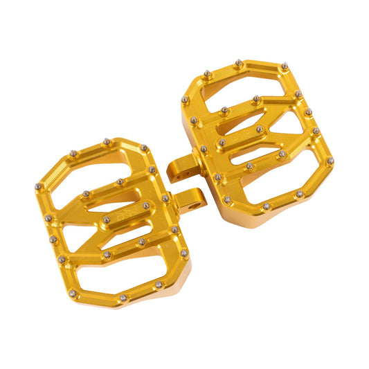 THRASHIN SUPPLY CO. - MINI AGGRESSOR FLOORBOARDS - GOLD - REAR