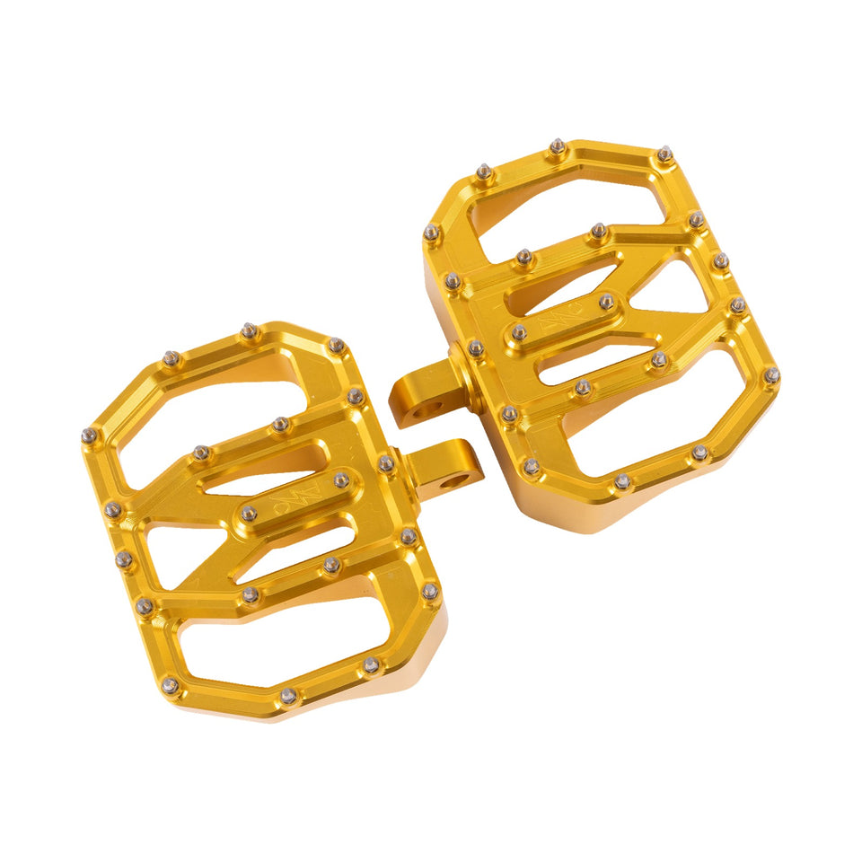 THRASHIN SUPPLY CO. - MINI AGGRESSOR FLOORBOARDS - GOLD - REAR