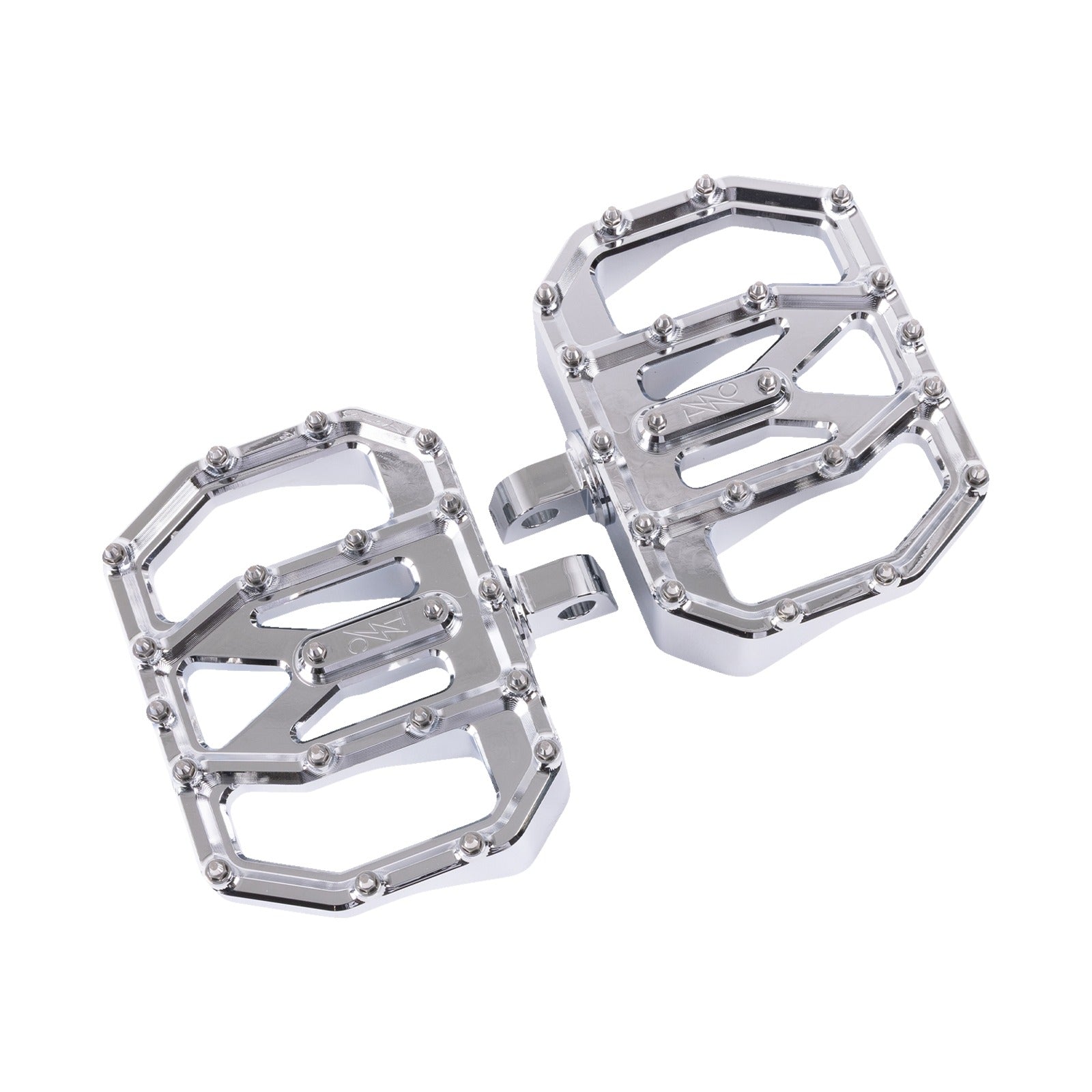 THRASHIN SUPPLY CO. - MINI AGGRESSOR FLOORBOARDS - CHROME - REAR
