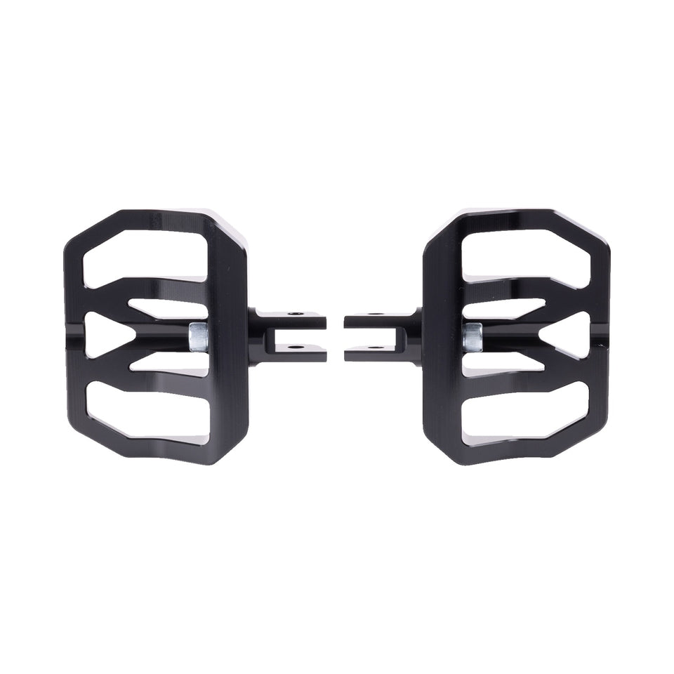 THRASHIN SUPPLY CO. - MINI AGGRESSOR FLOORBOARDS - BLACK - FRONT