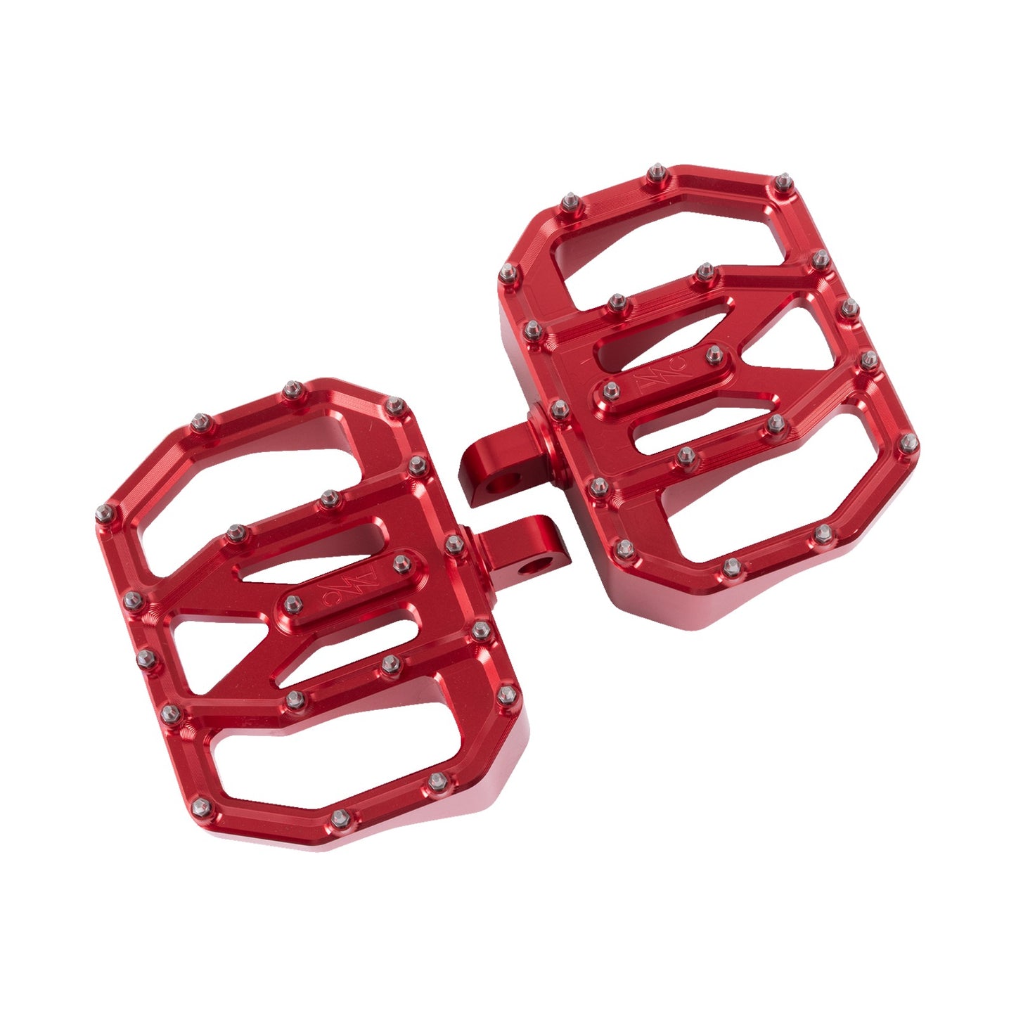 THRASHIN SUPPLY CO. - MINI AGGRESSOR FLOORBOARDS - RED - FRONT