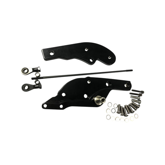 DRAG SPECIALTIES - FORWARD CONTROL EXTENSIONS - 3" FORWARD - BLACK - FL/FX