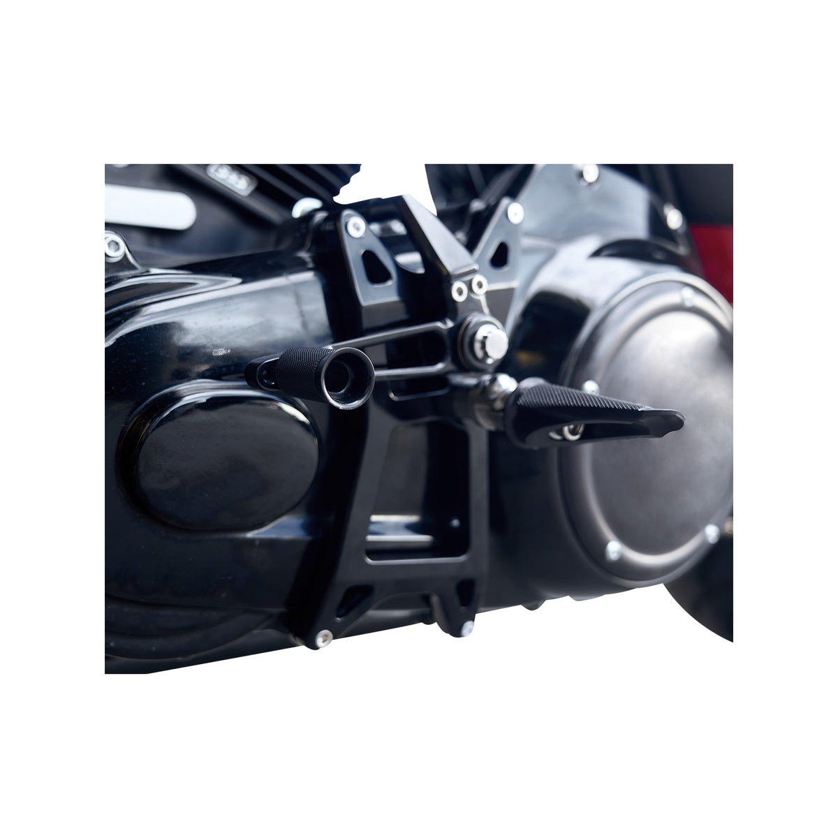 SPEED MERCHANT - MID-CONTROLS - WITH PEGS - BLACK - FL '17-'23