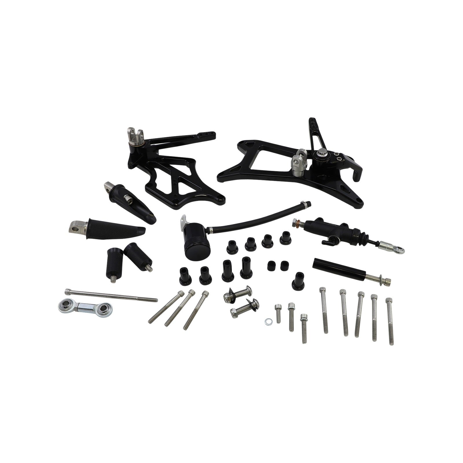 SPEED MERCHANT - MID-CONTROLS - WITH PEGS - BLACK - FL '17-'23