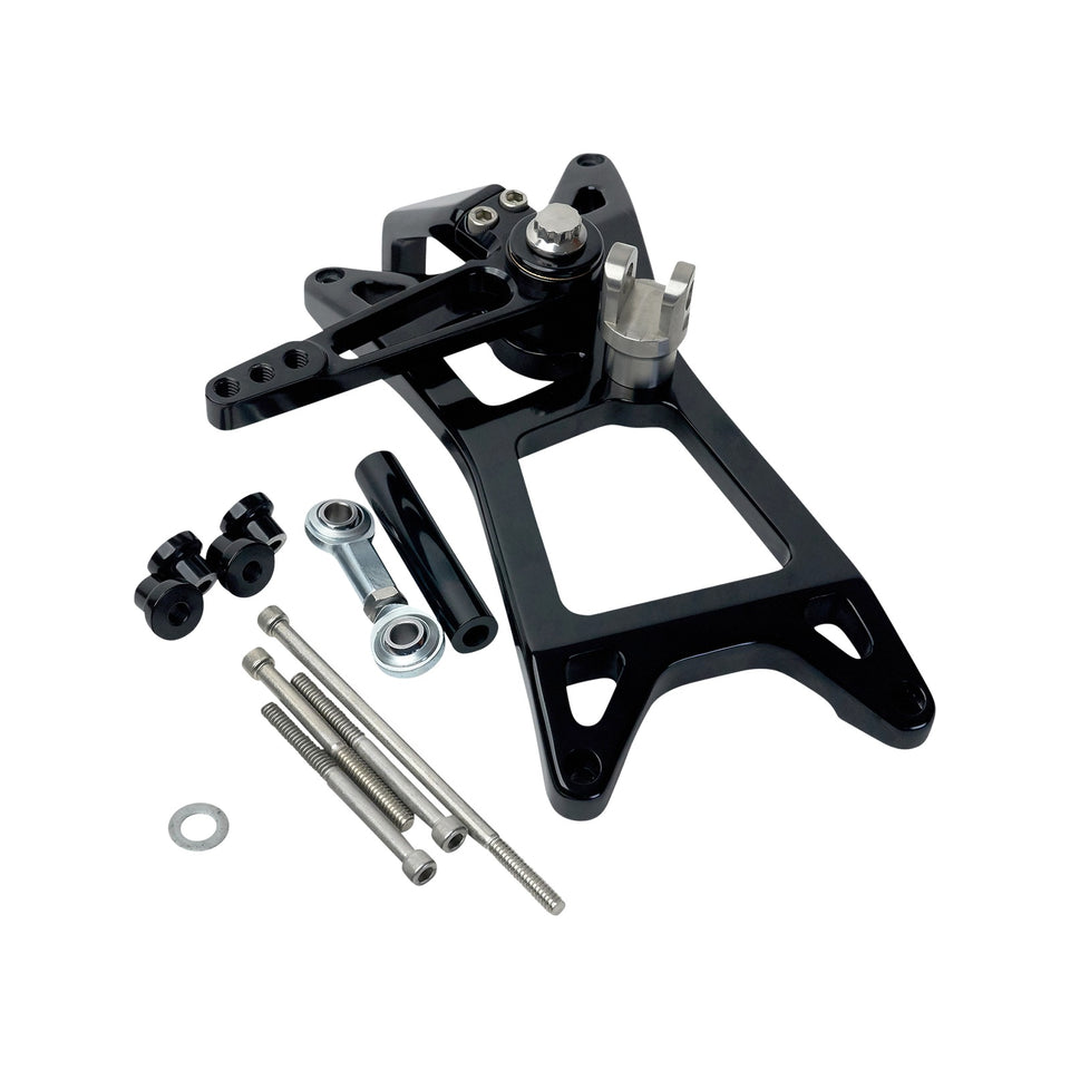 SPEED MERCHANT - MID-CONTROLS - WITHOUT PEGS - BLACK - FL '17-'23