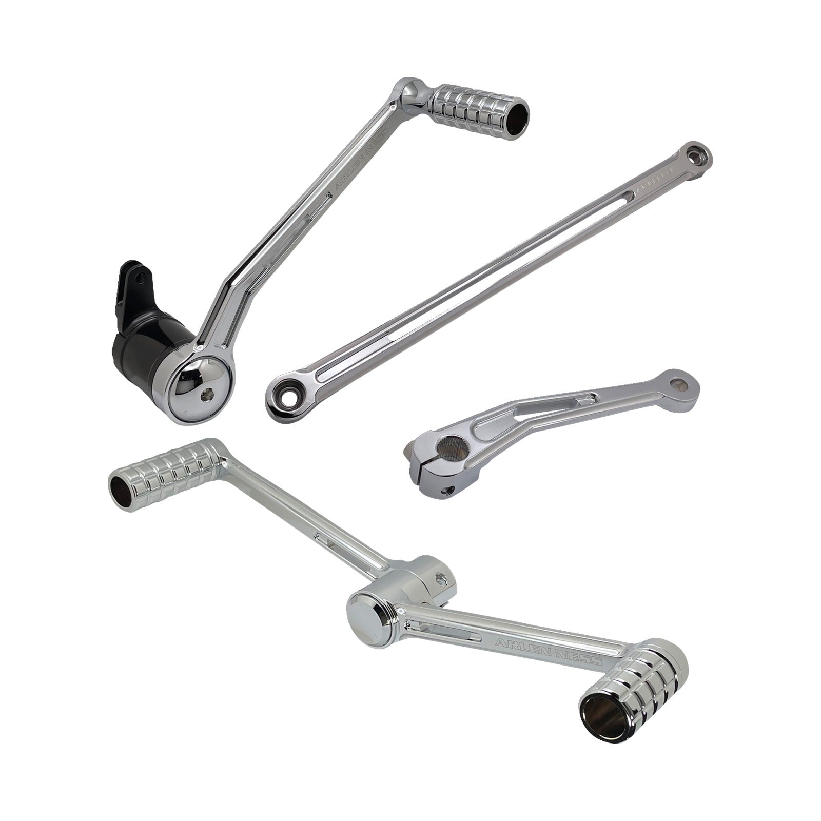 ARLEN NESS - SPEEDLINER FOOT CONTROL KIT W/ HEEL/TOE SHIFTER - CHROME