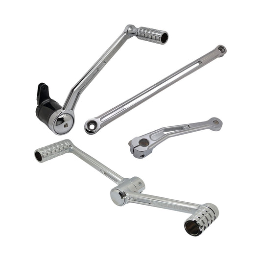 ARLEN NESS - SPEEDLINER FOOT CONTROL KIT W/ HEEL/TOE SHIFTER - CHROME