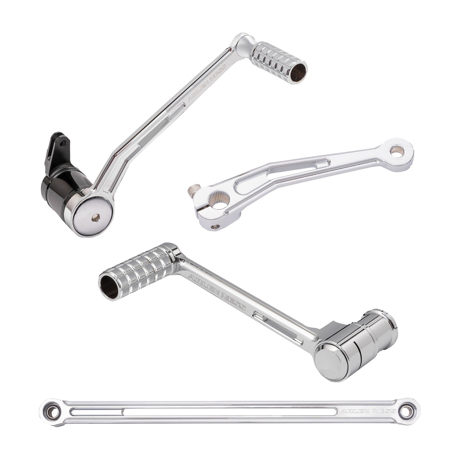 ARLEN NESS - SPEEDLINER FOOT CONTROL KIT W/ TOE SHIFTER - SOLO - CHROME