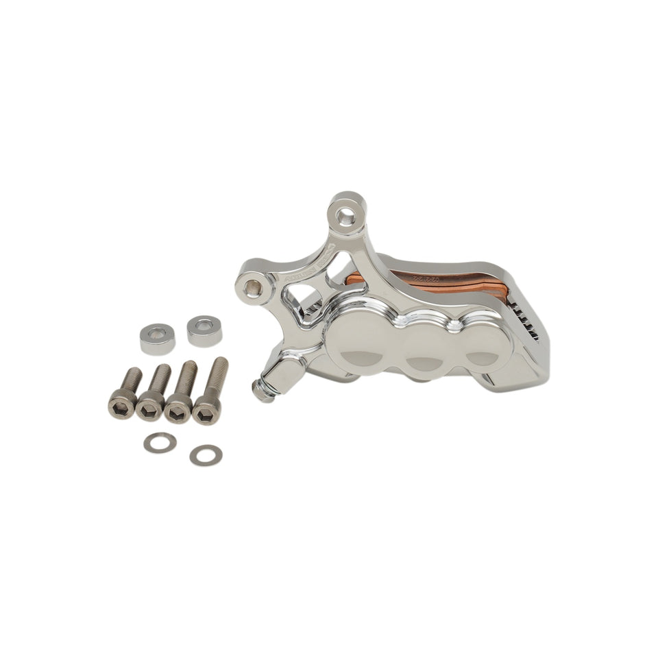 ARLEN NESS - 6-PISTON CALIPER - FRONT RIGHT - CHROME - 14"