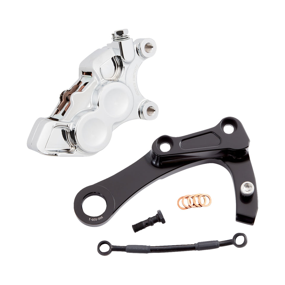 ARLEN NESS - 4-PISTON CALIPER - REAR - CHROME
