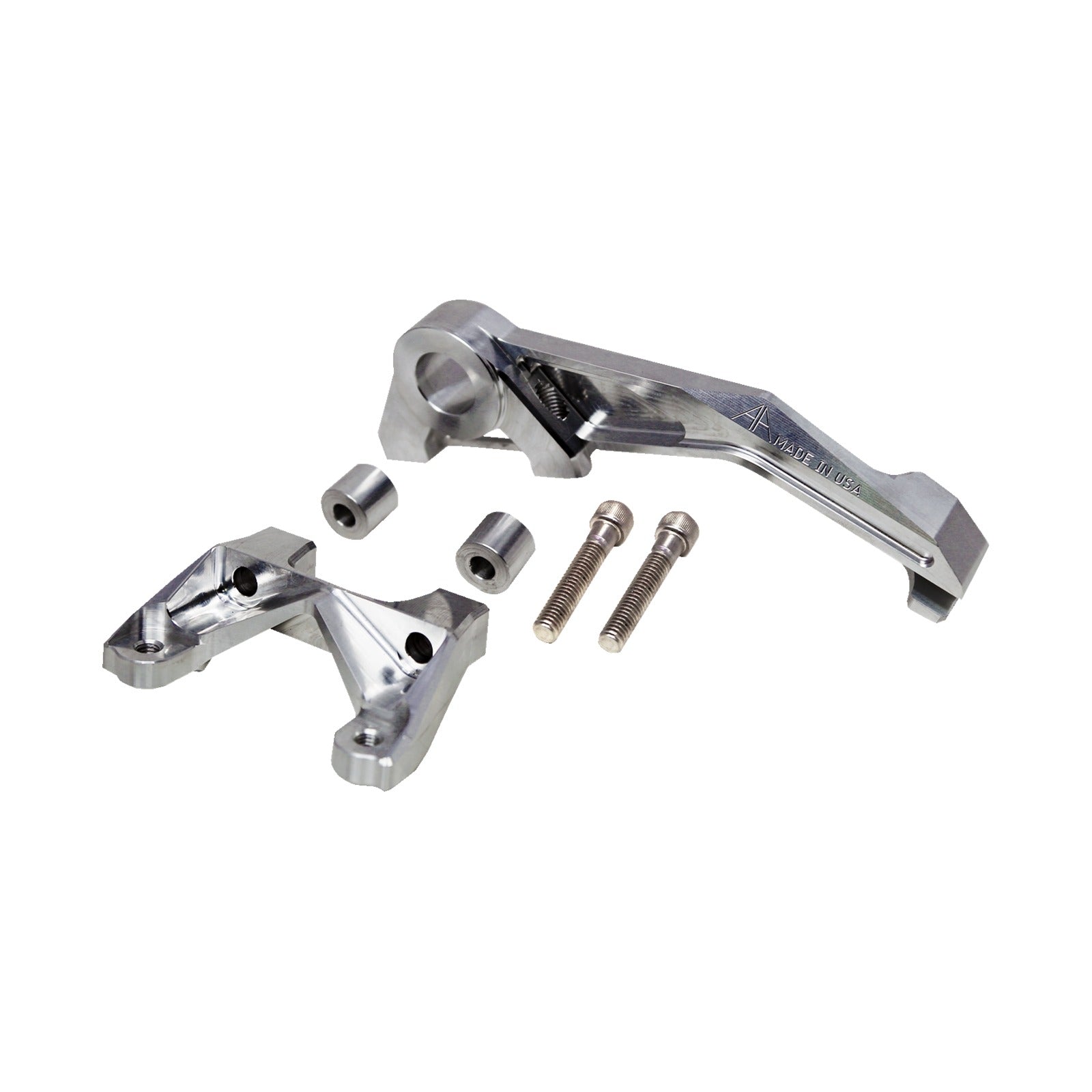 ALLOY ART - MULTI BRAKE CALIPER MOUNT - 84MM BOLT CENTER - RAW - SUPER SPORT