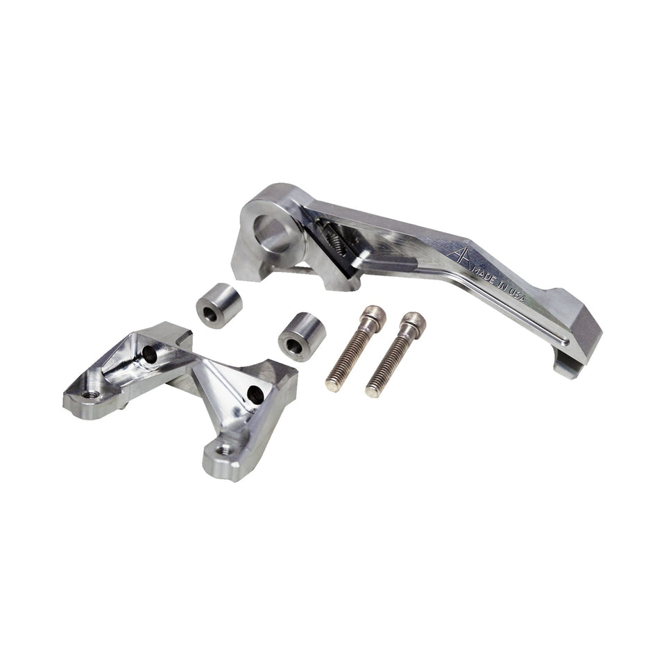 ALLOY ART - MULTI BRAKE CALIPER MOUNT - 84MM BOLT CENTER - RAW - SUPER SPORT