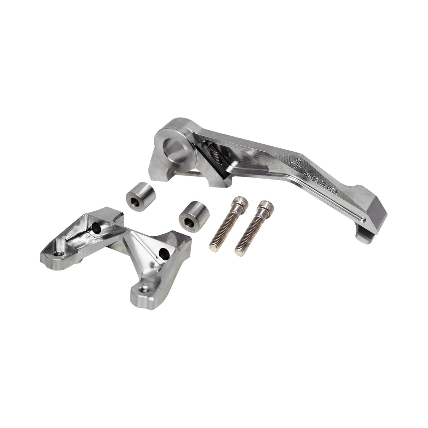 ALLOY ART - MULTI BRAKE CALIPER MOUNT - 108MM BOLT CENTER - BLACK - SUPER SPORT