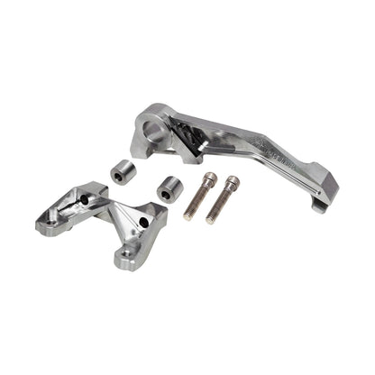 ALLOY ART - MULTI BRAKE CALIPER MOUNT - 108MM BOLT CENTER - BLACK - SUPER SPORT