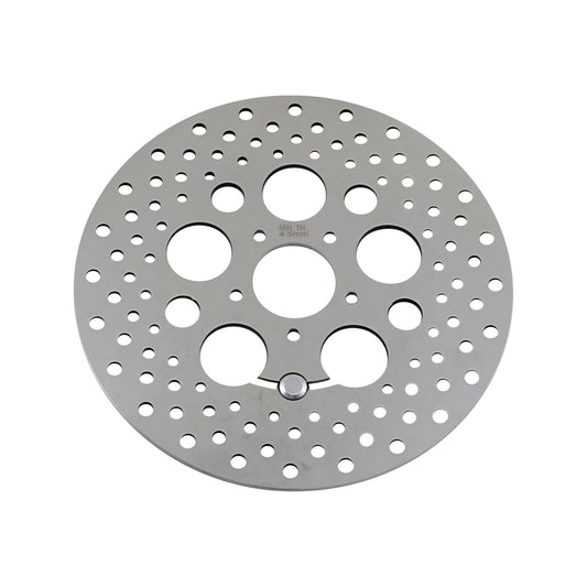 DRAG SPECIALTIES - DRILLED BRAKE ROTOR - FRONT - 11.8" - TOURING/TRIKE