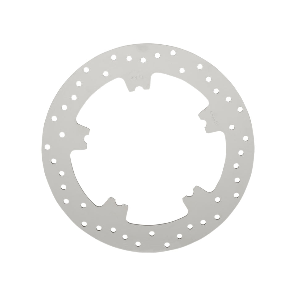 DRAG SPECIALTIES - DRILLED BRAKE ROTOR - FRONT - 11.8" - DYNA/V-ROD