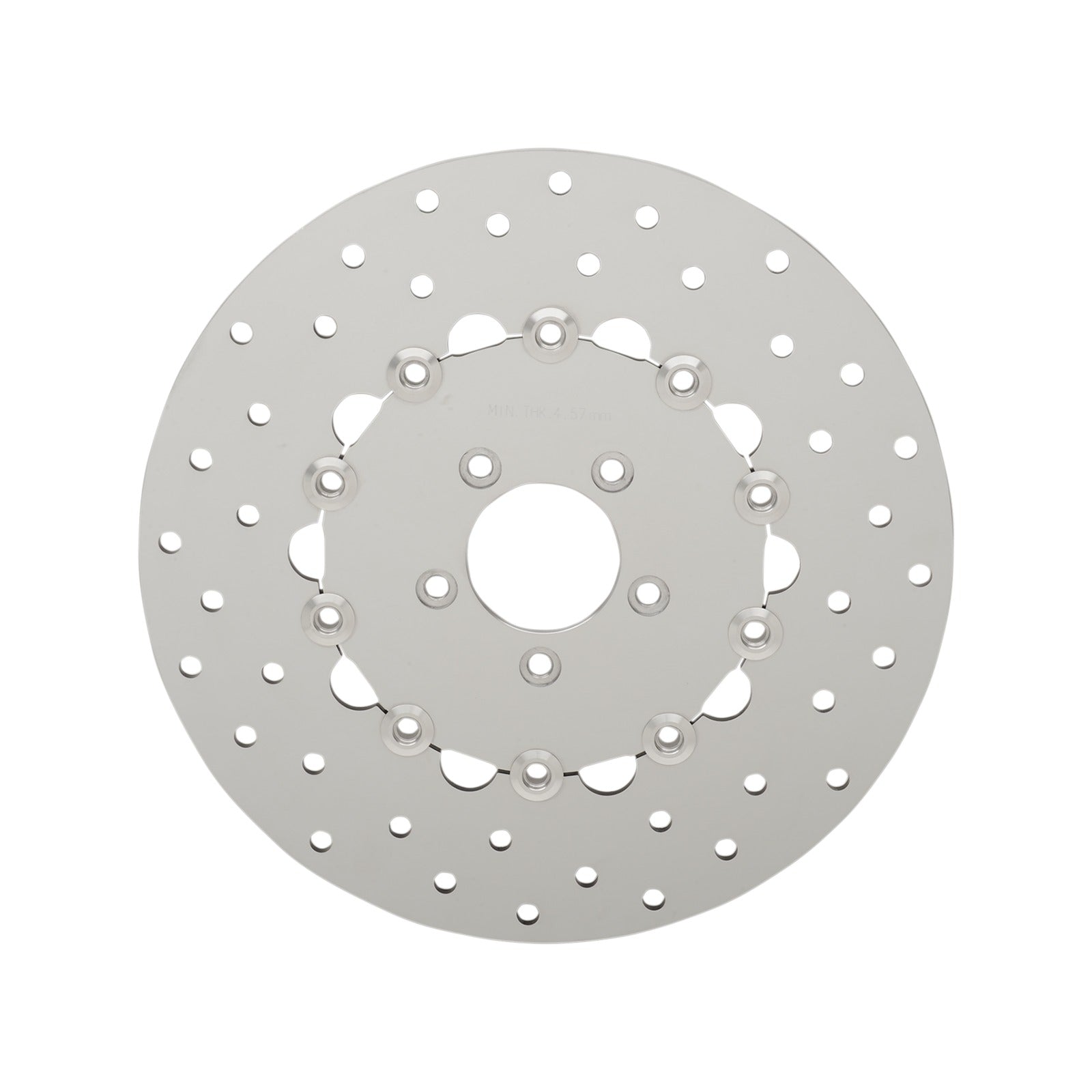 DRAG SPECIALTIES - DRILLED BRAKE ROTOR - FRONT - 11.8" - DYNA