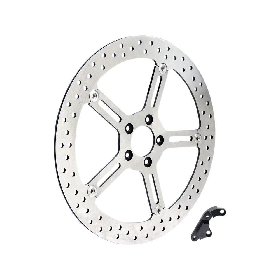 ARLEN NESS - BIG BRAKE ROTOR - 15" - FRONT LEFT - HARLEY-DAVIDSON