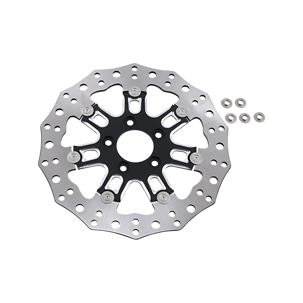 ARLEN NESS - FRONT ROTOR - 7 VALVE - 11.8" - BLACK