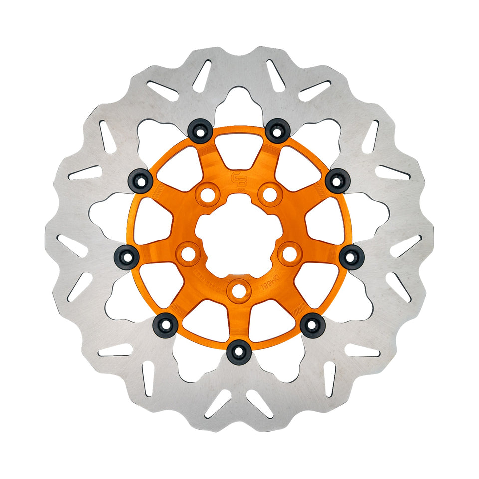 GBRAKES - BRAKE ROTOR - REAR - ORANGE