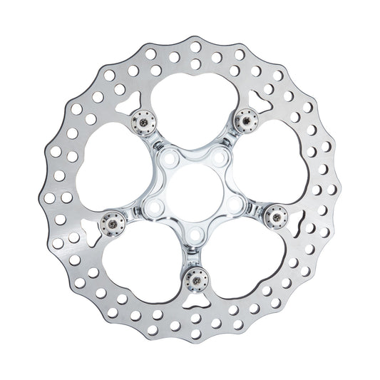 ARLEN NESS - SPIDER ROTOR - 12-19/32" - CHROME - FRONT